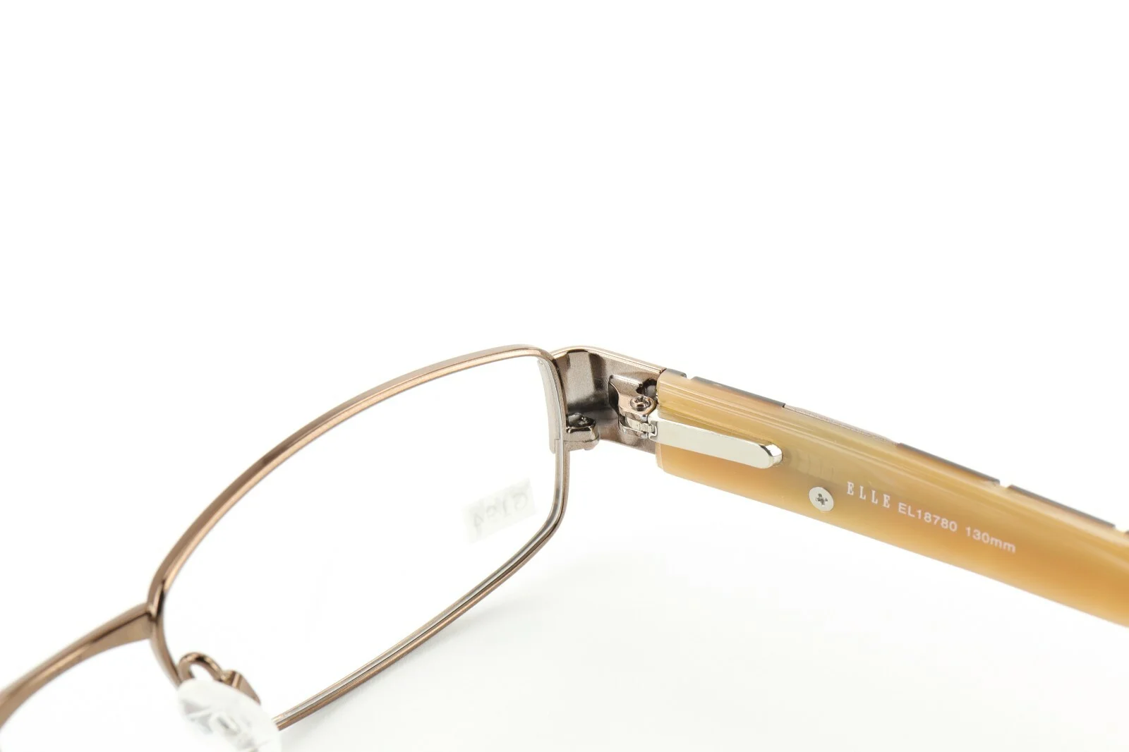 ELLE EL13340 BR Brown 54-16-135 Eyeglass Frames Flex Hinges with Case G196 4